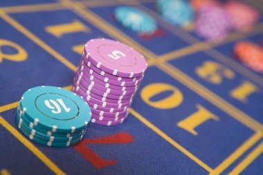 Live dealer studio with multiple cameras